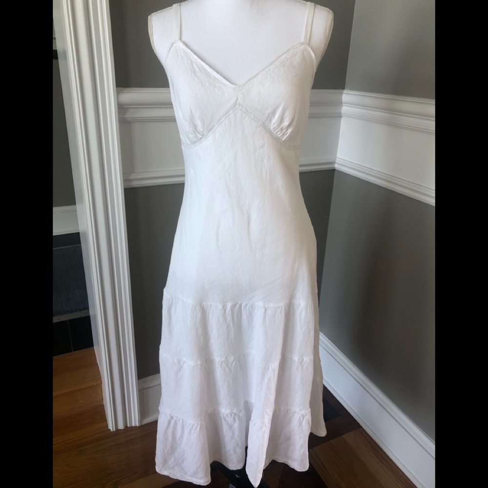 GAP white linen sundress, 6
